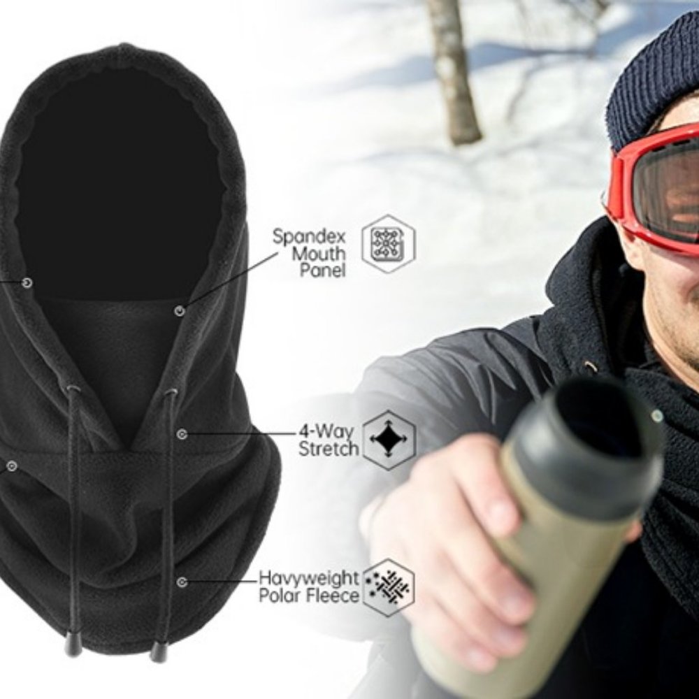 Upholstery Winter Outdoor Hood Windproof Ski Cycling Hunting Full Face
